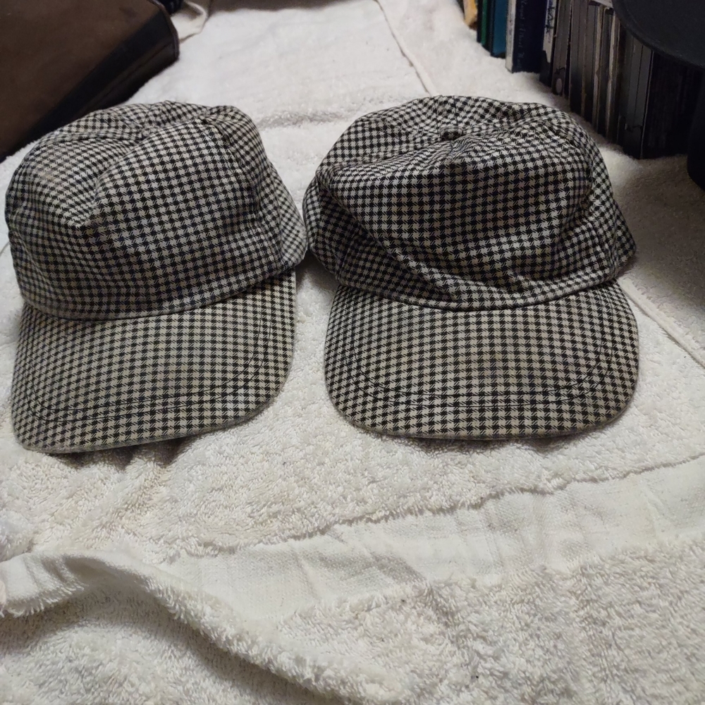 Two chef or cook used baseball caps